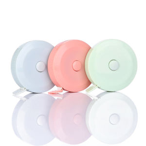 【Elegant Residence】1.5M Candy Color Round Automatic Portable Retractable Soft Measuring Tape Clothing Tailoring Ruler Tape Body Waist Measuring Ruler