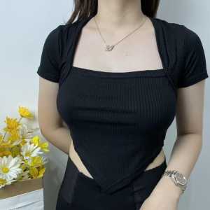 Toply shop BISA COD + GRATIS ONGKIR Crop top oval atasan wanita / croptop wanita kekinian ootd