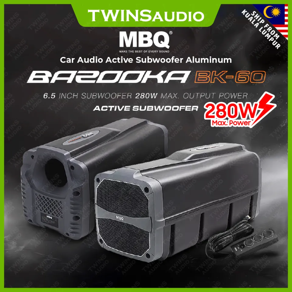 Bazooka best sale car subwoofer