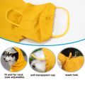 HATELI Dog Raincoat Waterproof Soft PU Breathable Dog Rain Jacket for Small Medium Large Dogs Hooded Cat Rain Coat with Transparent Cap Protect Belly Corgi Teddy Golden Retriever Shih Tzu Rain Poncho. 