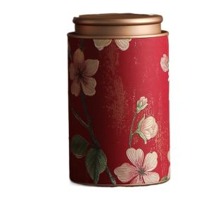 LINSBAYWU New Chinese Style Tea Tin Can Mini Empty Tea Packaging Box Convenient Portable Tea Storage Jar Home