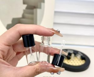 5pcs 10ml Amber Glass Dropper Bottles Refillable Bottles with Black Plastic Cap