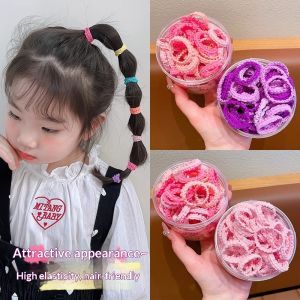 TUmama Dây bện cột tóc dễ thương cho trẻ em-Dây cao su mềm không gây hại với màu gradient hoàn hảo cho tóc đuôi ngựa và kiểu dáng hàng ngày