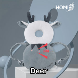 HOMIE Baby Head Protector Pillow Backpack / Anti-Fall Safety Cushion/Soft Fabric Adjustable Shoulder