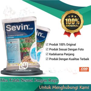 Moluskisida Insektisida Sevin 85sp 100 Gram Pembasmi Hama 140 Serangga Dan Siput Keong Bekicot