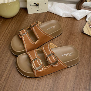 Free Shipping Imitation Leather Buckle Adjustable Thick-Soled Sandals For Spring And Summer Soft-Soled Beach Shoes Beach Travel Sandals Non-Slip And Lightweight For Outdoor Wear