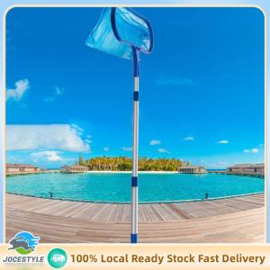 Jocestyle Robust Swimming Pool Skimmer Net with Adjustable Pole for Effective Cleaning of Water Surfaces