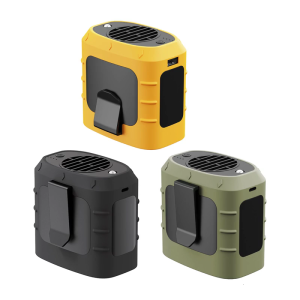 3 Tốc Độ Có Thể Điều Chỉnh quạt tản nhiệt di động có thể sạc lại Mặc Mini 8000MAh Eo Fan Với đèn ban đêm Và Điện