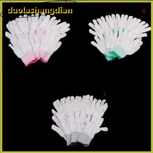 [Duola] ถุงมืออิเล็กทรอนิกส์ทำงานอิเล็กทรอนิกส์ป้องกันไฟฟ้าสถิตย์นิ้วเคลือบฝ่ามือ5คู่