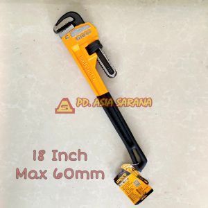 [18"] Kunci Pipa Besi Pipe Wrench 18 Inch INGCO HPW0818 Konci PVC 60mm