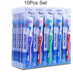 10Pcs Soft Bristles Manual Toothbrush Toothbrush Natural Suitable for Gum for Everyday Deep Cleaning Oral Care Tool High Quality
