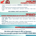 Roller Beat New Deluxe Street Genio Scoopy New 2020 2021 2022 2023 Original AHM Honda Genuine Parts. 