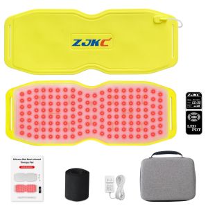 ZJZK Red Light Belt Weight Loss 940nm 850nm 660nm Infrared Knee Pad Infared Lamp For Pain Relief At Home Use Multifunctional