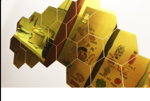 5 pcs XL 3D Mirror Removable Acrylic Wall Sticker Acrylic Wall Sticker Cermin kyk hexagon jam DIAMOND MIRROR BEVEL Geometric Hexagon