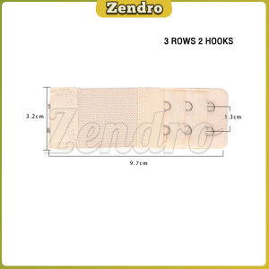 ZEO Ladies Elastic Bra Extender Extension Strap 2/3/4 Hooks