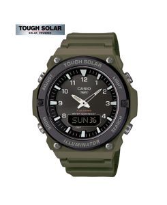 Casio นาฬิกาข้อมือผู้ชาย รุ่น AQ-S820W-3BVDF Solar Mens Watch ( พลังงานแสงอาทิตย์ )