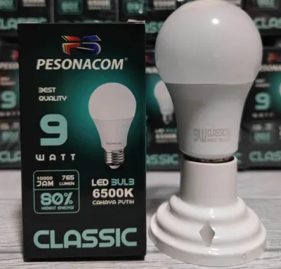 Win Grosir - Bohlam Lampu LED Bulb Rumah Kantor SNI Classic Termurah Pesonacom 7watt 9watt 12watt 15watt 18watt 23watt