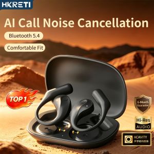 True Wireless Earbuds Bluetooth5.4 Wireless Earbuds IPX4 Single Microphone Call Noise Reduction Open Bluetooth HeadphonesHKRETI-HG15