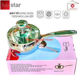 QUÁNH INOX FIVESTAR PLUS 3 LỚP NẮP KÍNH CAO CẤP