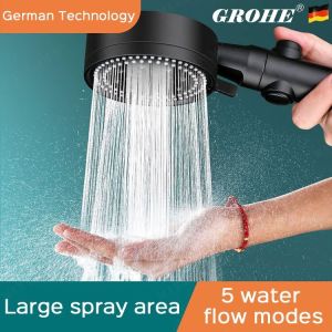High Pressure Handheld Shower Heads Water Saving Bathing Sprayer