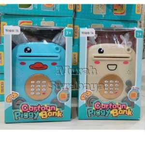 Mainan Brangkas Celengan ATM YA 7 Mainan Edukasi Celengan Save Money Box | Mainan Belajar Menabung Ada Bunyi Dan Lampu Mainan Money Safe Celengan Karakter Lucu pakai Batrey Kemasan Kardus Murah