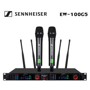 Sennheiser EW100G5 / EW100G5-2 / EW200G5 / EW200G5-4 Wireless Microphone 200m Reception Range 4-Channel High-Gain Antenna IR Auto Frequency Tuning Adjustable Frequency Handheld & Headworn Microphone