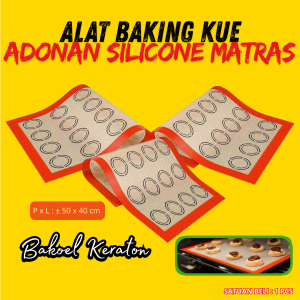 ( 1 PCS ) ALAS ADONAN SILICONE MATTRAS MACARONE / MATRAS SILIKON ADONAN MOTIF