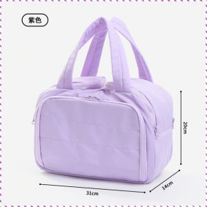 กระเป๋าถือ กระเป๋าถือแบบหนากันน้ำ เข้าถึงได้ง่าย กระเป๋าเดินทาง ง่ายต่อการจัดระเบียบ หลายช่อง