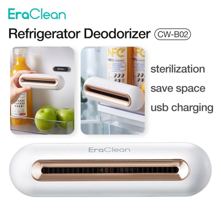 EraClean CWB02 Fridge Deodorizer ionizer, Ozone Generator, Air