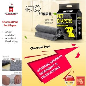 Pets Diapers Training Pee Pad Charcoal Pad Super Absorbent Premium Quality Disposable Type Antibacterial Deodorizing Dry Soft Training Pad for Dogs Cats