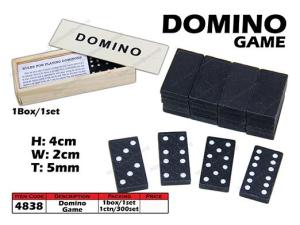 Domino Game with Box / Spots Mini Dots Game Traditional Dominoes with Black 28 Piece #4838