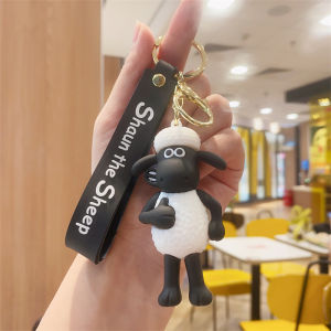 Anime Shaun the Sheep Keychain Creative Cartoon Animal Doll Pendant Childrens Gift