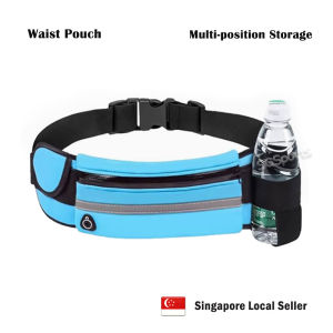 Sports Waist Pouch - Running Waist Belt Band Zipper Bag / Cycling / Jogging Outdoor Indoor Sport Gym