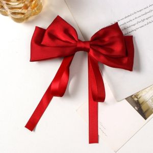 Gratis Semua - Jepitan Rambut Wanita Elegan / Ribbon Hair Claw Stylish