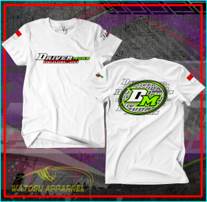 KAOS DRIVER MUDA INDONESIA (DM) COTTON COMBED 24S LEBIH TEBAL ADEM  DAYA SERAP KERINGAT TINGGI