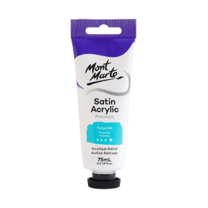 Màu Acrylic Satin Mont Marte Cao Cấp 75ml - Mont Marte Satin Acrylic Paint (Vẽ Mọi Chất Liệu)