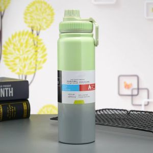 304 Stainless Steel Thermos Flask Double Wall Vacuum Insulated Stainless Steel Sports Water Bottle 800ml