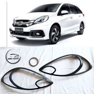 Garnish Lampu Depan Mobilio Cover Lampu Garnish Mobilio 2012 - Up Type E Hitam Doff