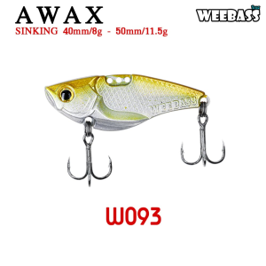 เหยื่อตกปลา ปลั๊ก WEEBASS รุ่น AWAX SINKING เหยื่อปลอม กระดี่ เหยื่อตกปลา