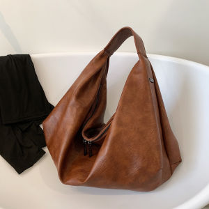 AE Large-capacity tote bag for women high-end light luxury shoulder and crossbody bag with a unique design Korean niche versatile for autumn and winter