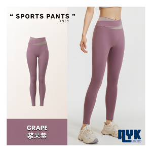 Color Splicing High Waist Yoga Pants Women Tight Fit Running Cycling Sports Pant Lift Hip Sportswear Bottom Ladies Fitness Sports Leggings