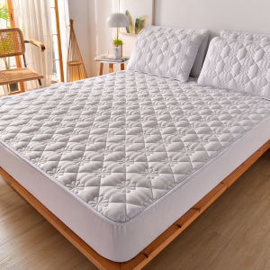 Quilted sheets Mattress Topper Cotton Fabric 3.5/5/6Feet Mattress Protector Thicken Fitted Bedsheet bed sheet Getah keliling Single/Queen/King Size