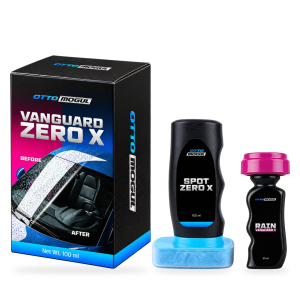 COMBO - VANGUARD Zero X Acid Rain Remover | Car Glass Cleaner & Polish | Tanggal Watermarks at Hard Water Stains | Clear Windshield & Windows | Car & Motorcycle
