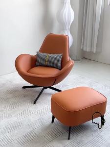 Sacesr Nordic Sofa Chairs Luxury Portable Swivel Chairs Relaxing Design Modern Sofa Chair Living Room Comfortable Chair Home Furniture 5Y6Z3