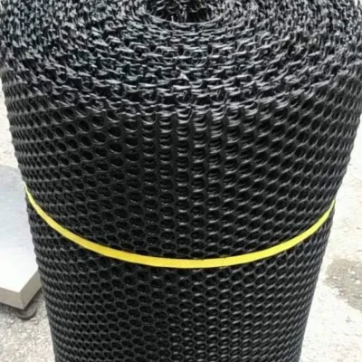 (Khổ cao 50cm hoặc 1m) Lưới nhựa mắt cáo Màu Đen lưới lỗ tròn 1cm hoặc 2cm làm hàng rào làm chuồng che chắn côn trùng gia súc