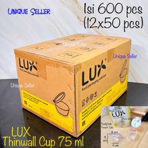 [1Dus] Thinwall Cup 75 ml 75ml LUX / LUX Thinwal Cup 75ml 75 ml / Sauce Cup Tempat Saos 75 ml 75ml