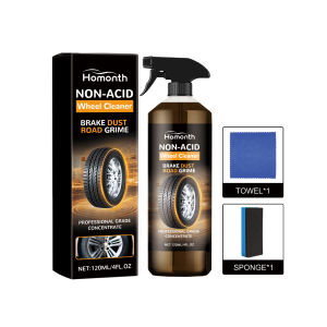 Homonth Car Tire Cleaner Kit Wheel Retread Cleaning Polishing Maintenance Multifunctional Cleaner