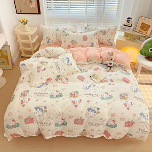 Dansunreve Duvet Cover Cartoon Series Snoopy/Kitty/Bear Printed Quilt Cover Cheap Single/Queen/King Comforter Cover