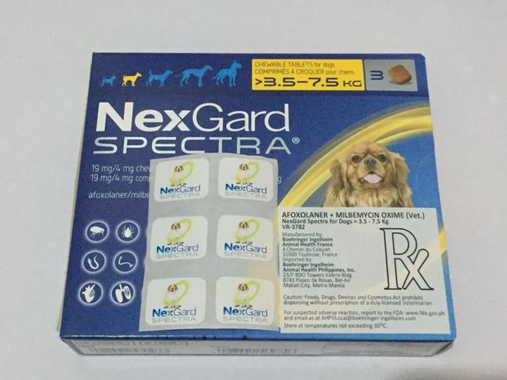 Nexgard best sale spectra fda