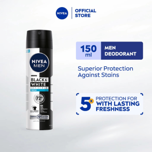 NIVEA Deodorant Male Black & White Fresh Spray 150ml / Fresh / Perfume / Spray